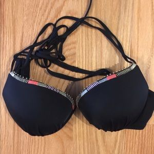 Victoria secrets black bathing suit top
